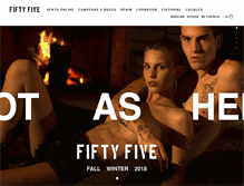 Tablet Screenshot of fiftyfive.com.ar